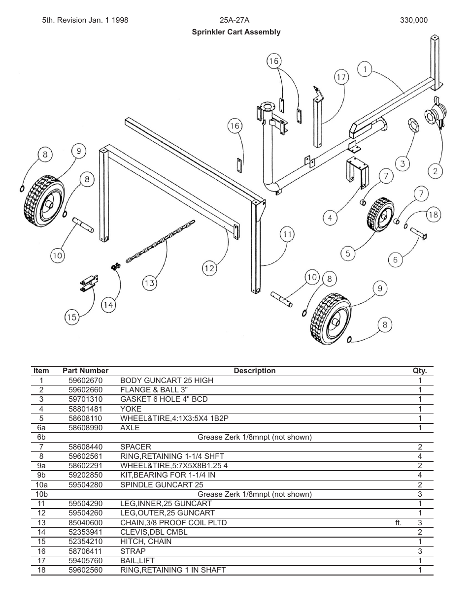 Kifco E27 330,000 - 339,999 Parts Manual User Manual | Page 14 / 21