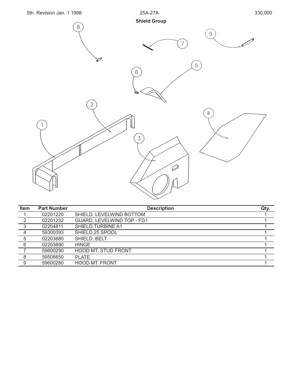 Kifco E27 330,000 - 339,999 Parts Manual User Manual | Page 16 / 21