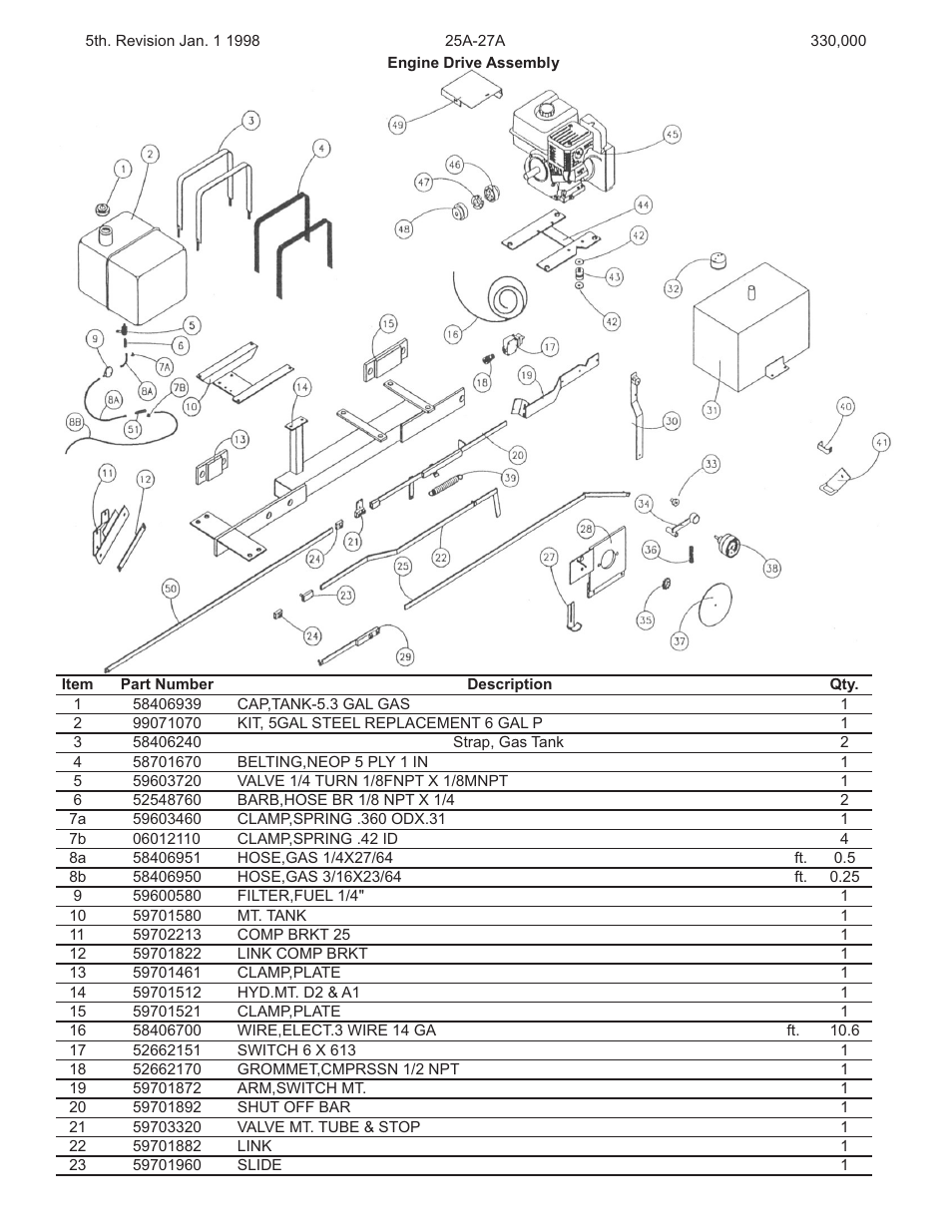 Kifco E27 330,000 - 339,999 Parts Manual User Manual | Page 18 / 21