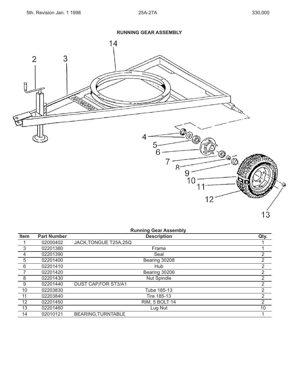 Kifco E27 330,000 - 339,999 Parts Manual User Manual | Page 2 / 21