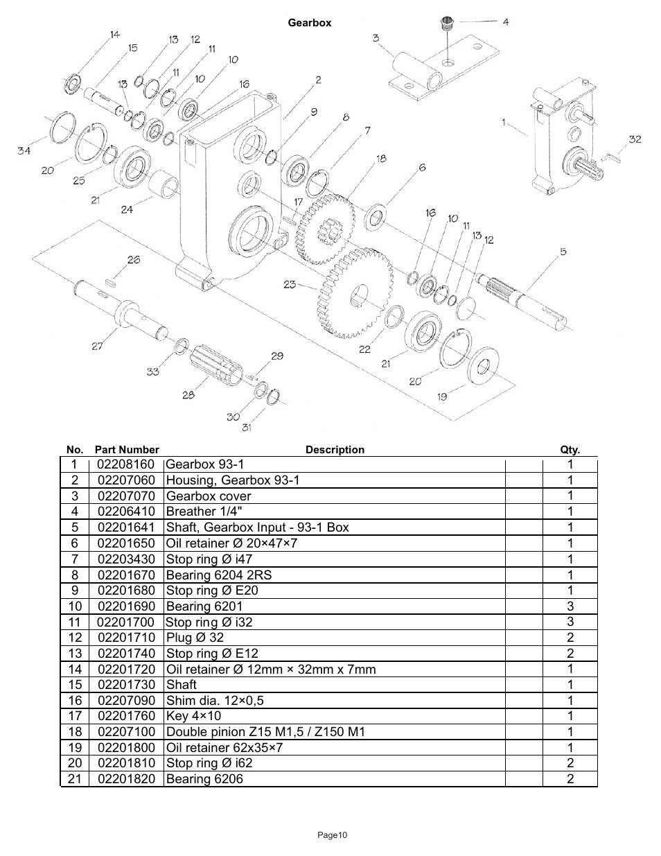 Kifco E30x660 380,000 - 399,999 Parts Manual User Manual | Page 10 / 18