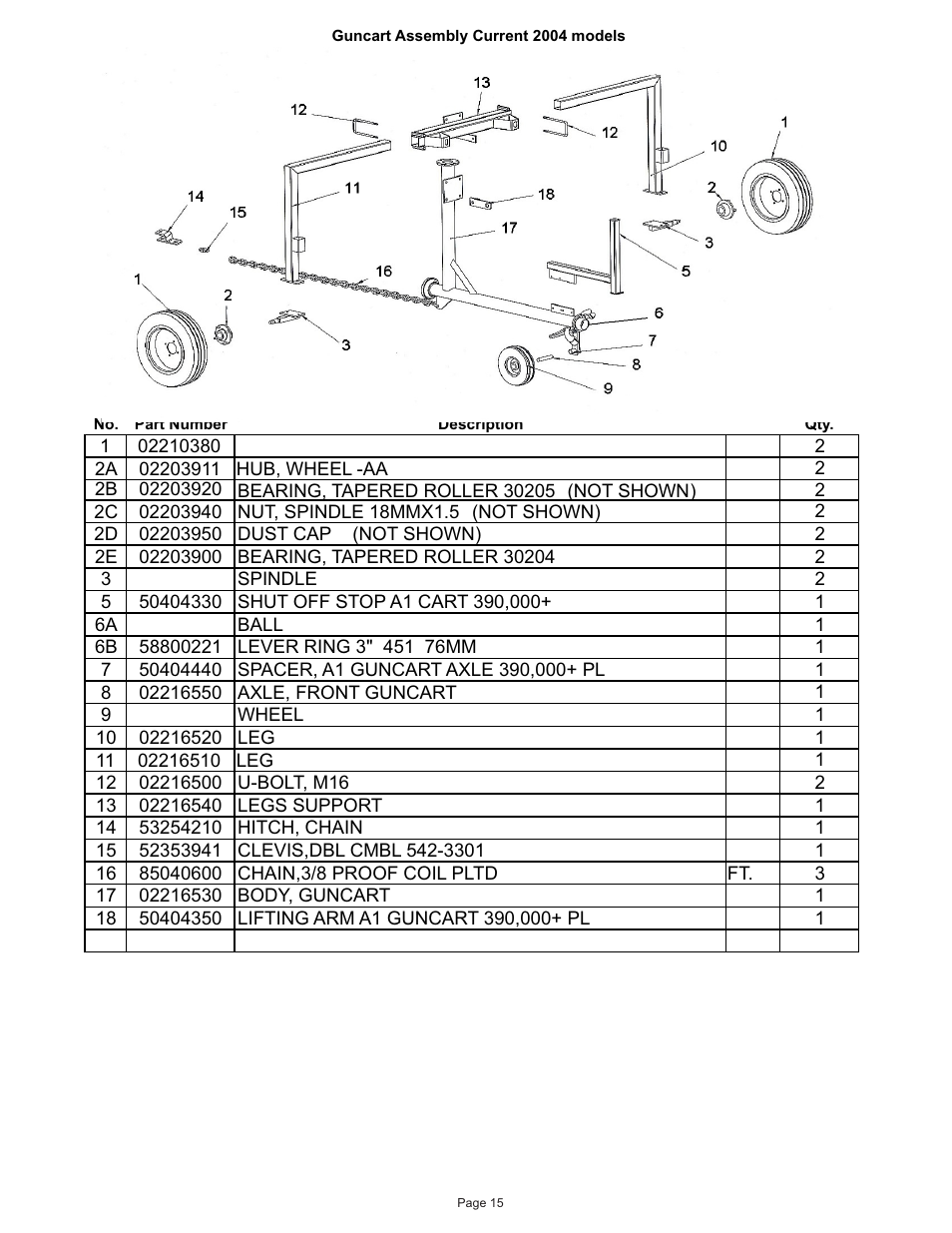 Kifco E30x660 380,000 - 399,999 Parts Manual User Manual | Page 15 / 18