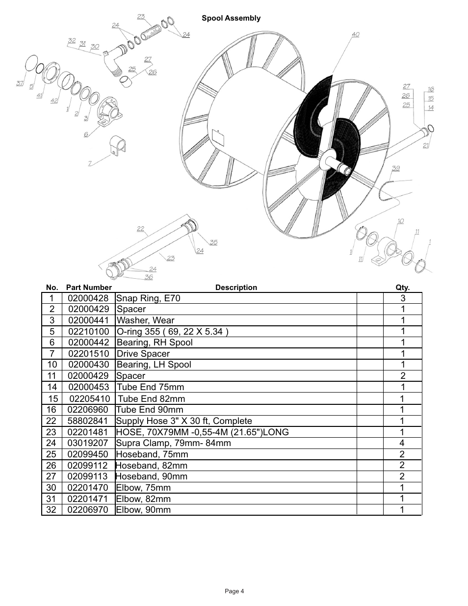 Kifco E30x660 380,000 - 399,999 Parts Manual User Manual | Page 4 / 18