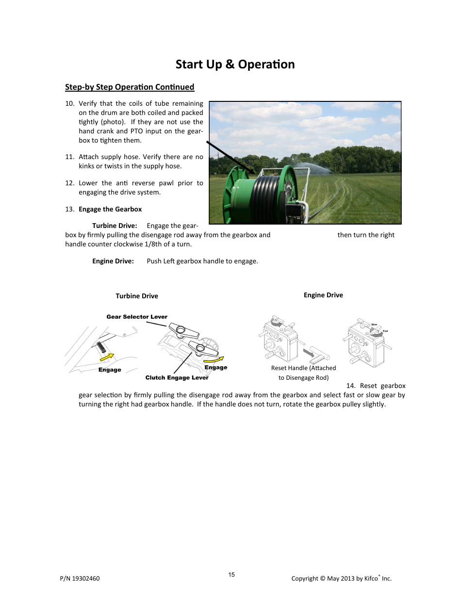 Start up & operation | Kifco E30x660 400,000 - Present Operator Manual User Manual | Page 21 / 46