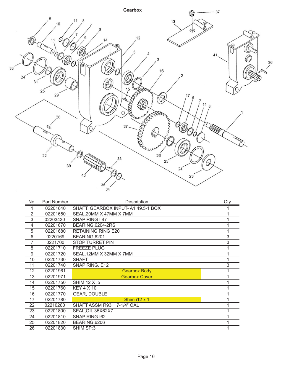 Kifco E30x980 320,000 - 329,999 Parts Manual User Manual | Page 16 / 27