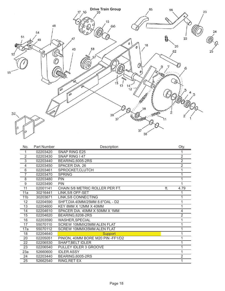 Kifco E30x980 320,000 - 329,999 Parts Manual User Manual | Page 18 / 27