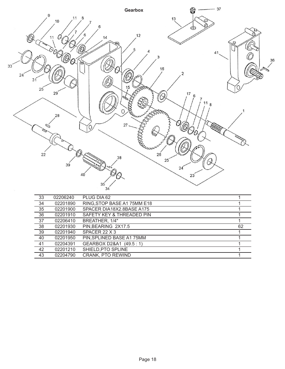 Kifco E30x980 330,000 - 339,999 Parts Manual User Manual | Page 18 / 28