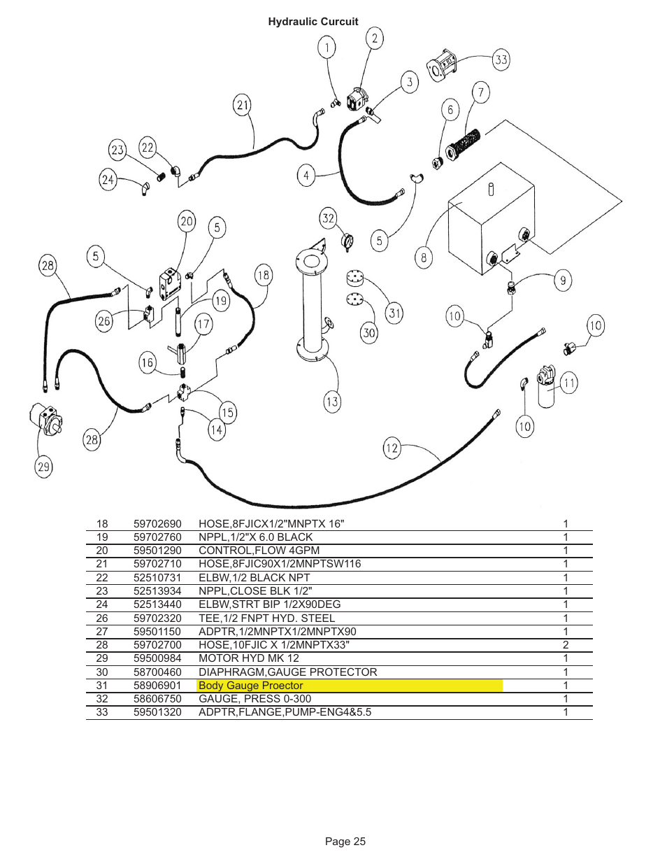 Kifco E30x980 330,000 - 339,999 Parts Manual User Manual | Page 25 / 28