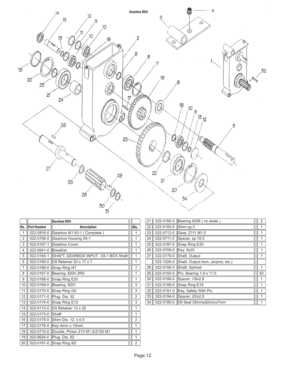 Kifco E30x980 350,000 - 359,999 Parts Manual User Manual | Page 12 / 18