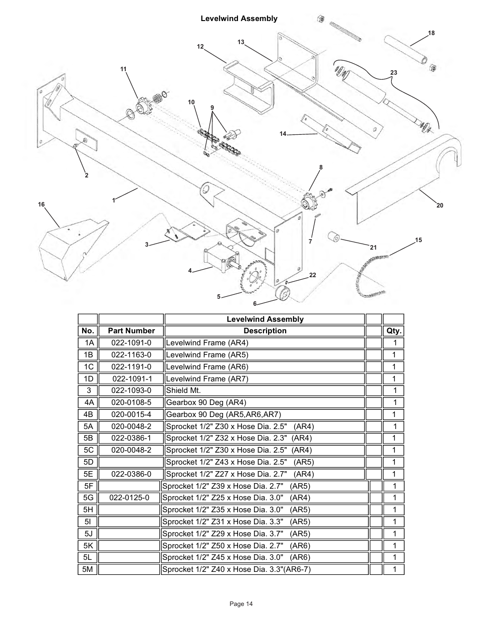 Kifco E33x1120 360,000 - 380,539 Parts Manual User Manual | Page 14 / 51