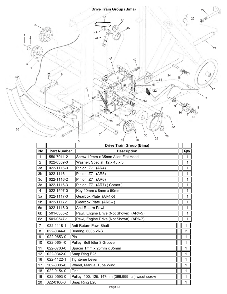 Kifco E33x1120 360,000 - 380,539 Parts Manual User Manual | Page 32 / 51