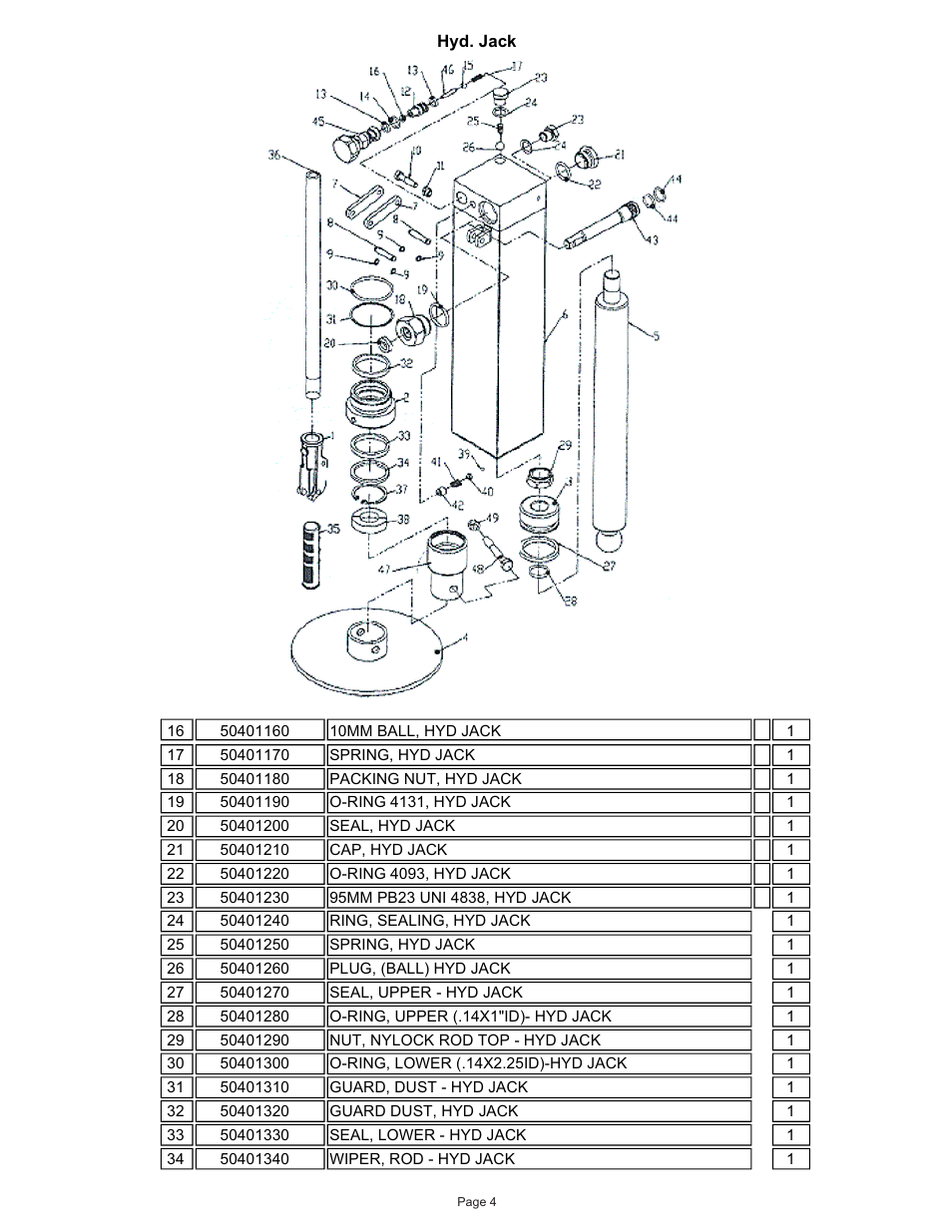 Kifco E33x1120 360,000 - 380,539 Parts Manual User Manual | Page 4 / 51