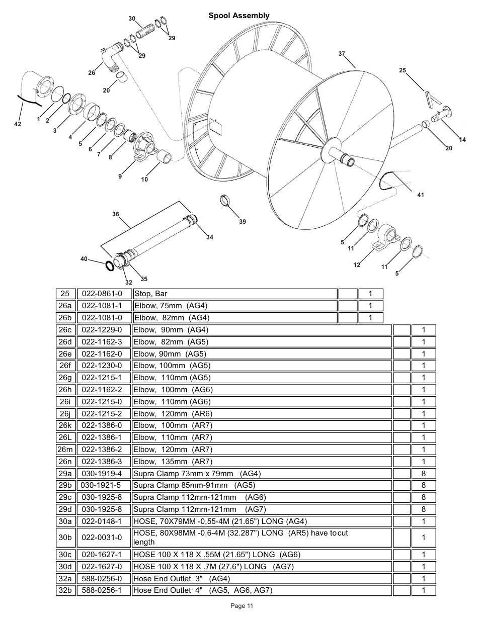 Kifco T40x1320 380,540 - 400,110 Parts Manual User Manual | Page 12 / 41