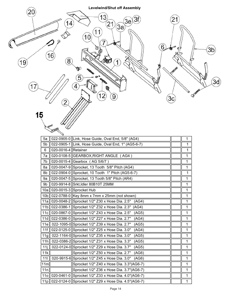 Kifco T40x1320 380,540 - 400,110 Parts Manual User Manual | Page 15 / 41