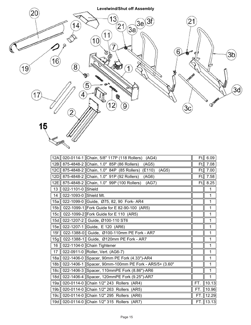 Kifco T40x1320 380,540 - 400,110 Parts Manual User Manual | Page 16 / 41