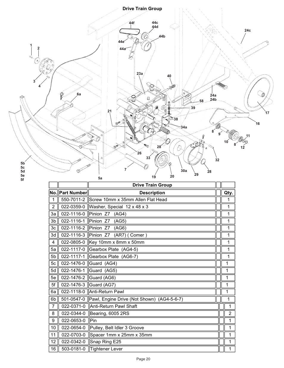 Kifco T40x1320 380,540 - 400,110 Parts Manual User Manual | Page 21 / 41