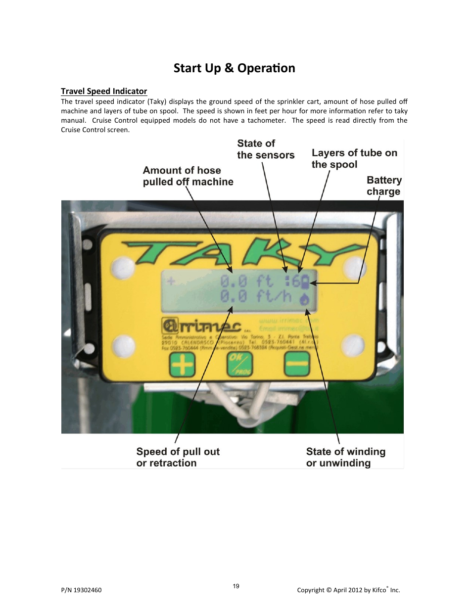 Start up & operation | Kifco T40x1320 - Two Axle 380,601 - Present Operator Manual User Manual | Page 22 / 49