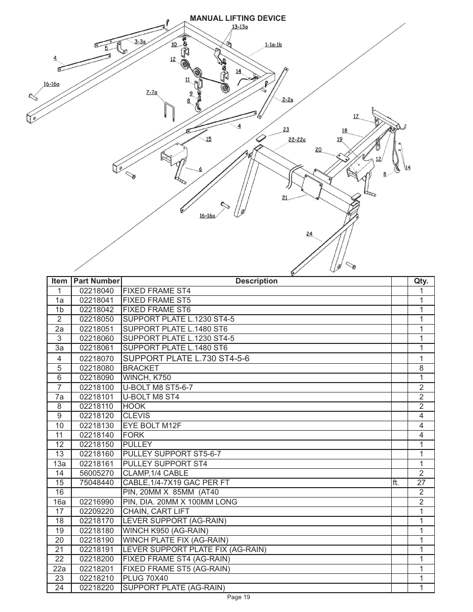 Kifco E37x1080 162 - 870 Parts Manual User Manual | Page 19 / 43