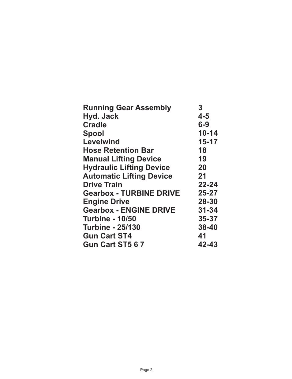 Kifco E37x1080 162 - 870 Parts Manual User Manual | Page 2 / 43