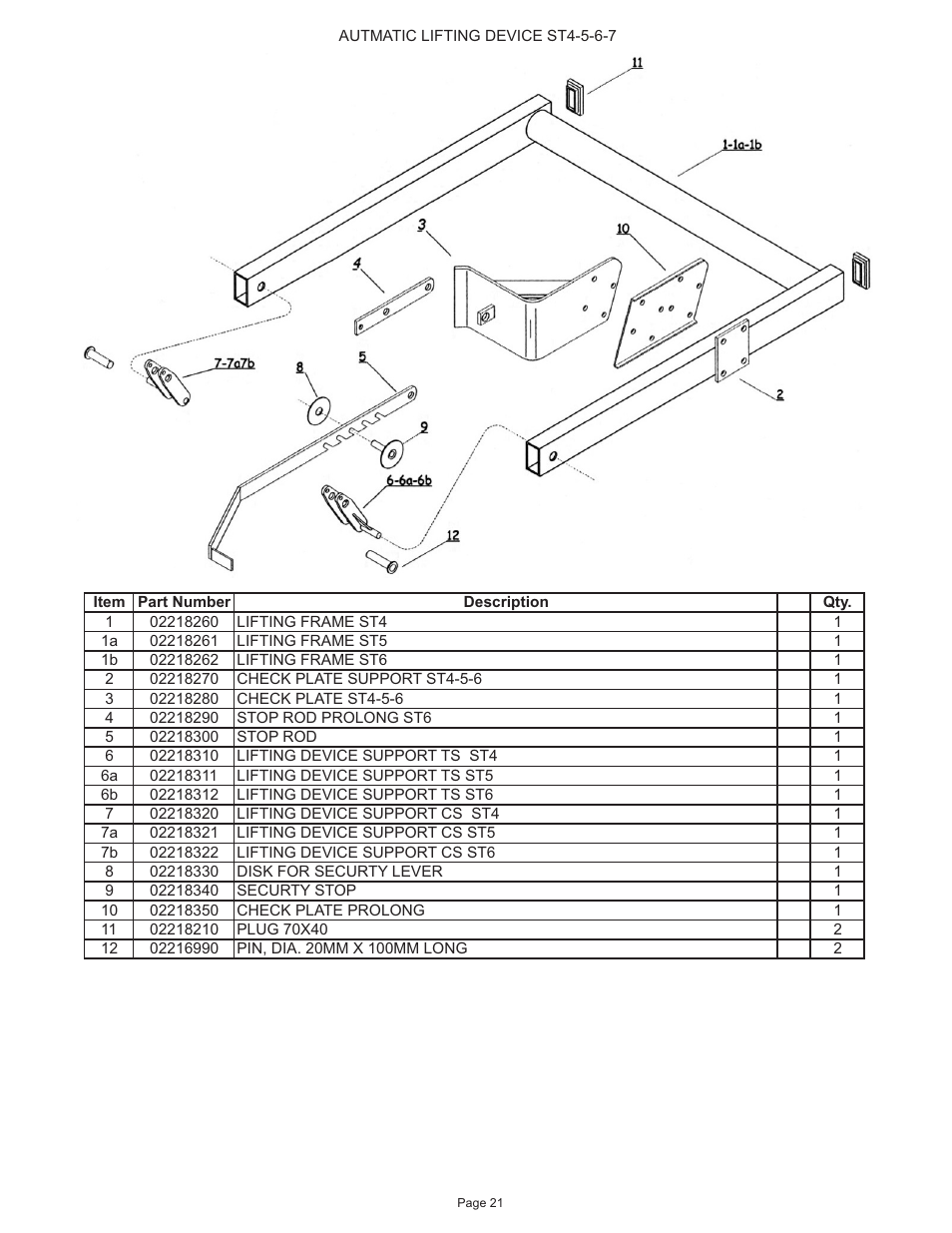 Kifco E37x1080 162 - 870 Parts Manual User Manual | Page 21 / 43