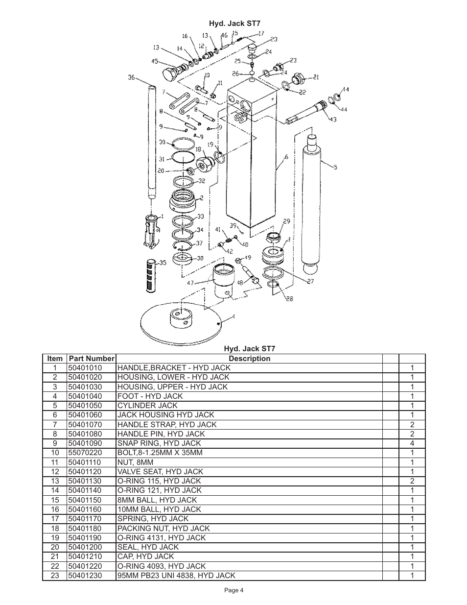 Kifco E37x1080 162 - 870 Parts Manual User Manual | Page 4 / 43