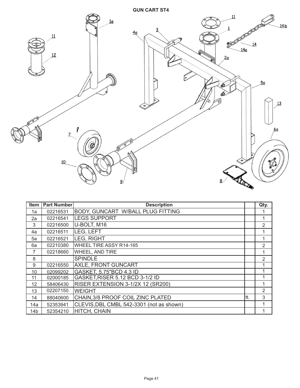 Kifco E37x1080 162 - 870 Parts Manual User Manual | Page 41 / 43