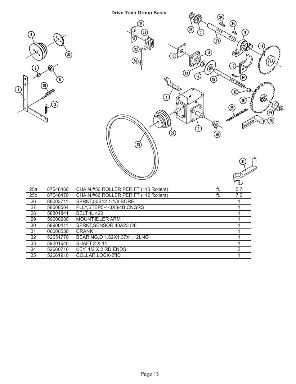 Kifco E33x1120 27,000 - 27,710 Parts Manual User Manual | Page 13 / 18