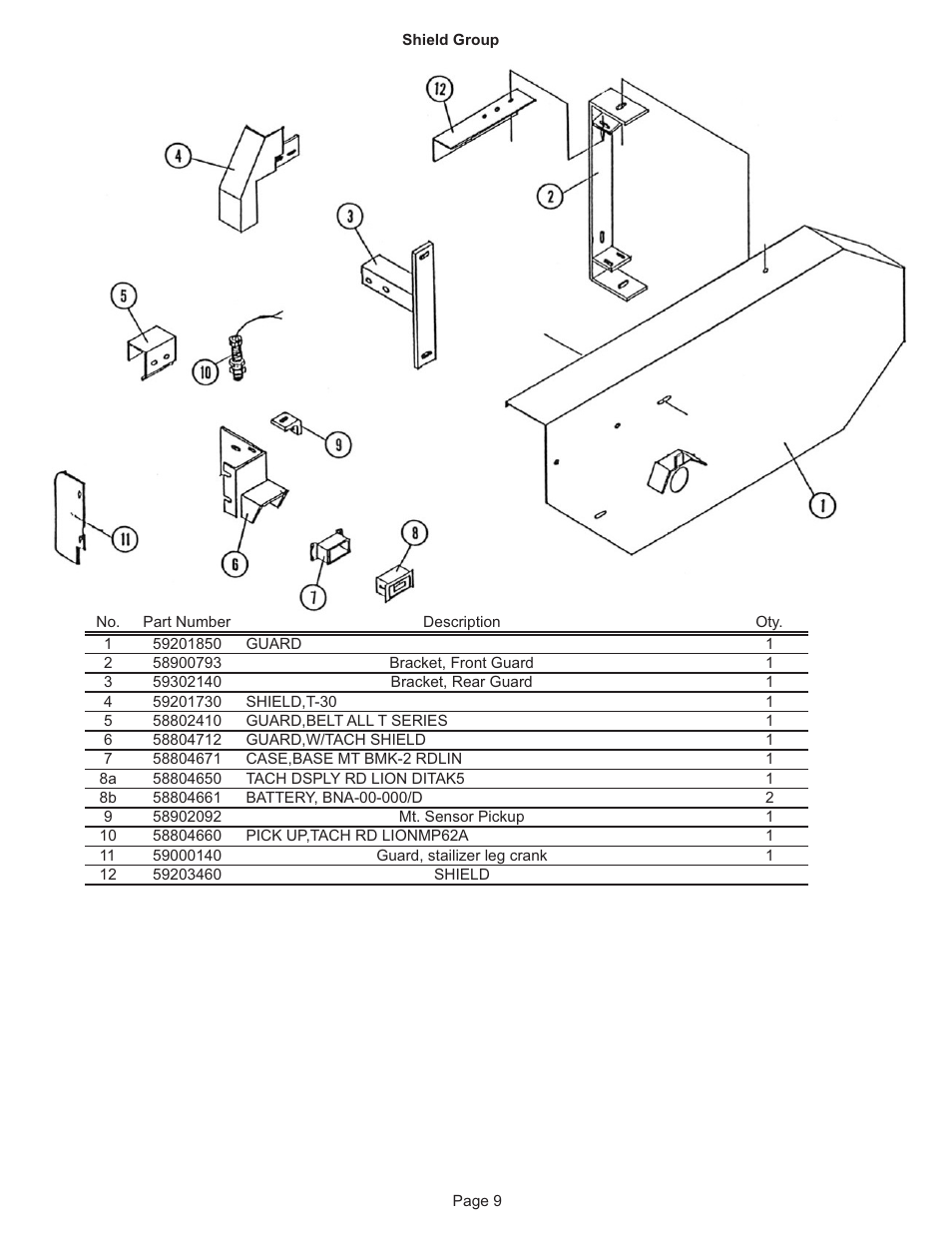 Kifco E33x1120 290,000 - 290,999 Parts Manual User Manual | Page 9 / 18