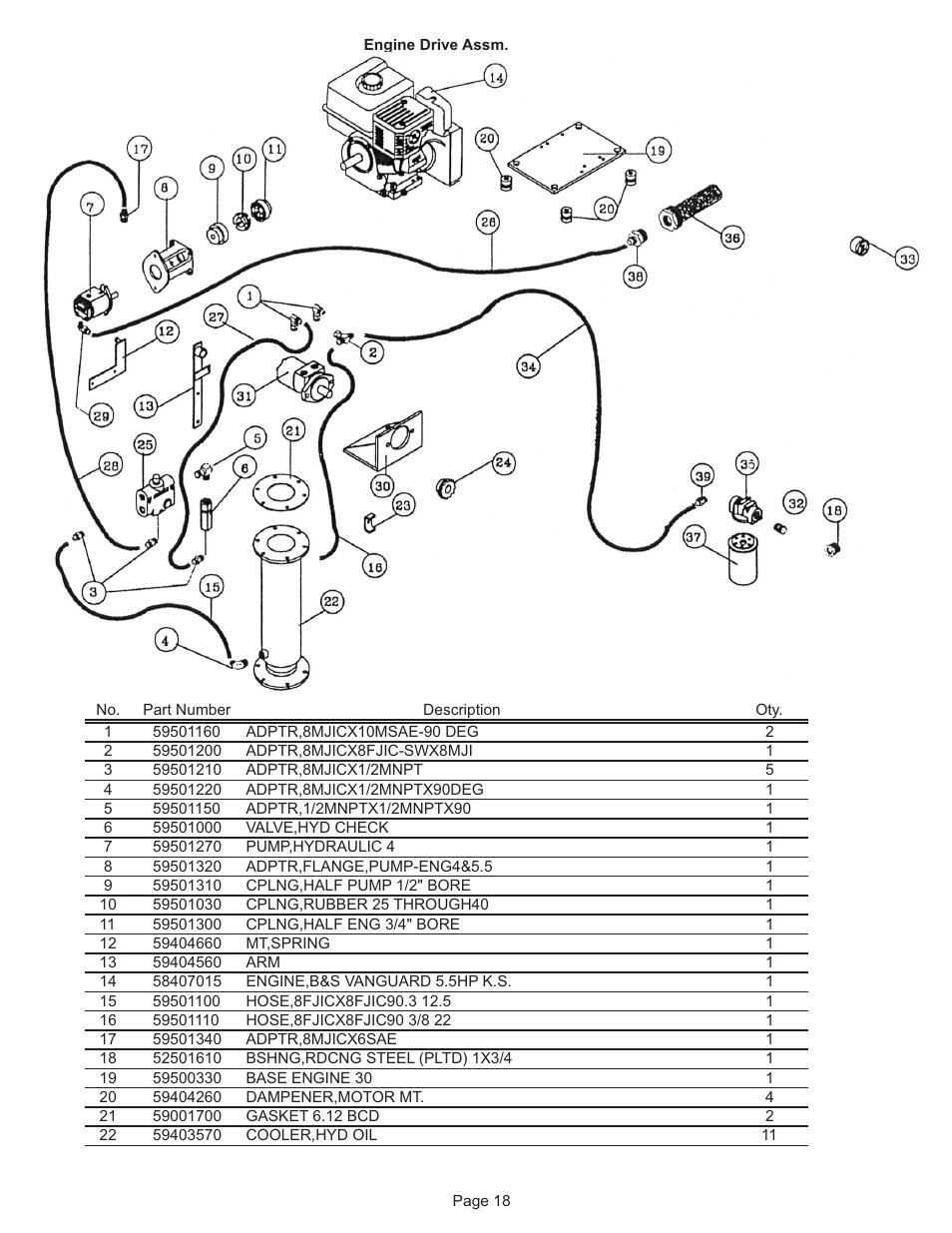 Kifco E33x1120 300,000 - 300,999 Parts Manual User Manual | Page 18 / 20