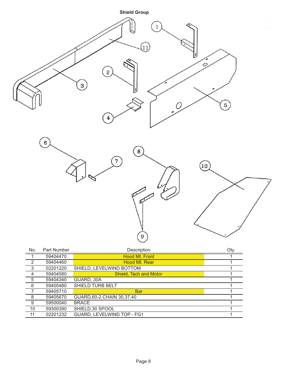 Kifco E33x1120 300,000 - 300,999 Parts Manual User Manual | Page 8 / 20