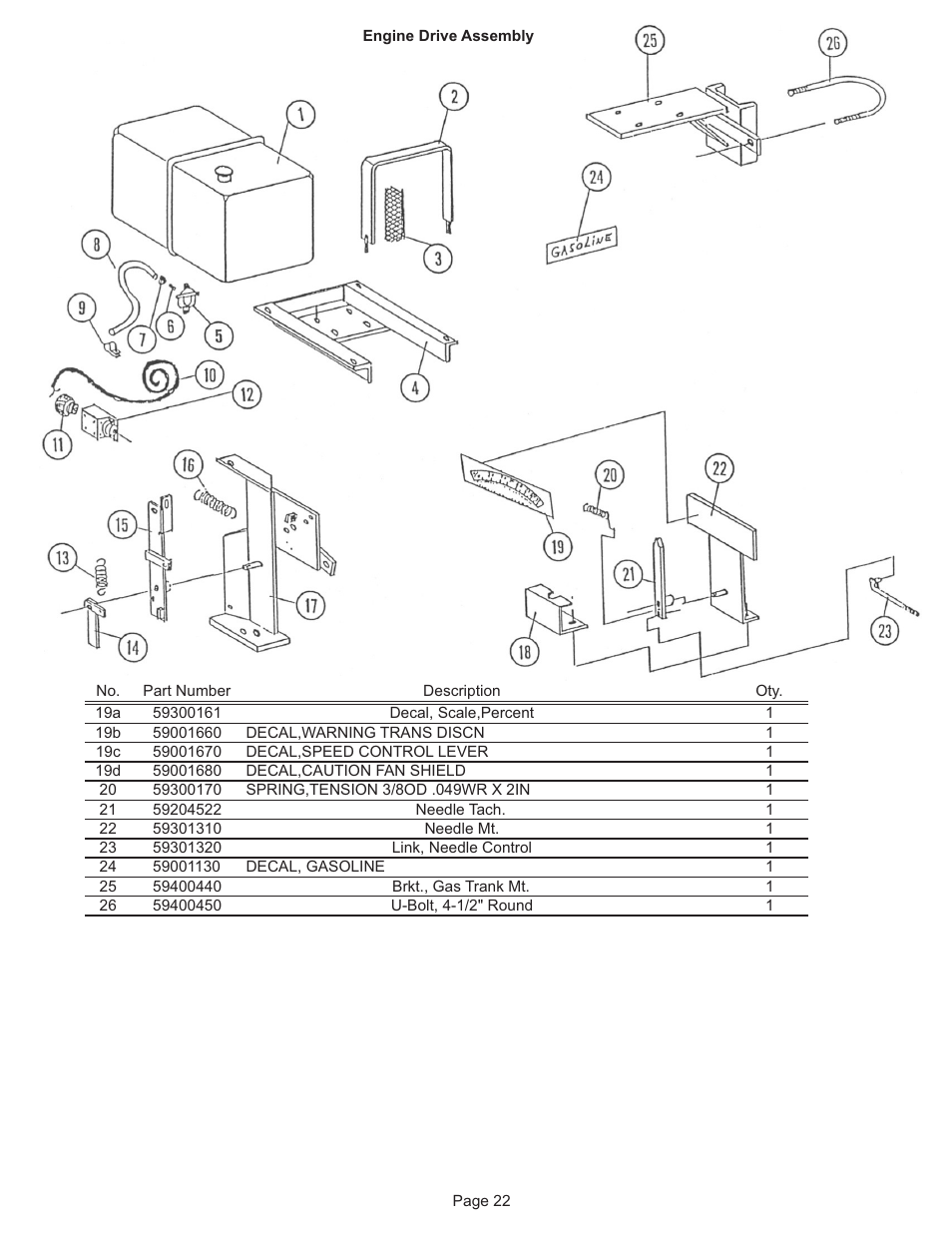 Kifco E37x1220 290,000 - 299,999 Parts Manual User Manual | Page 22 / 23