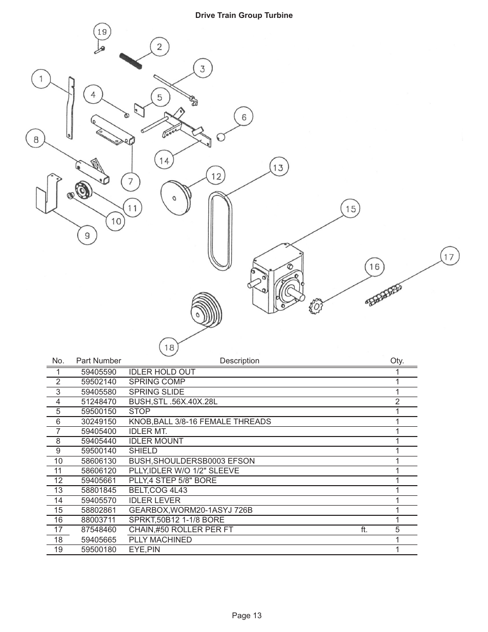 Kifco E37x1220 300,000 - 309,999 Parts Manual User Manual | Page 13 / 21