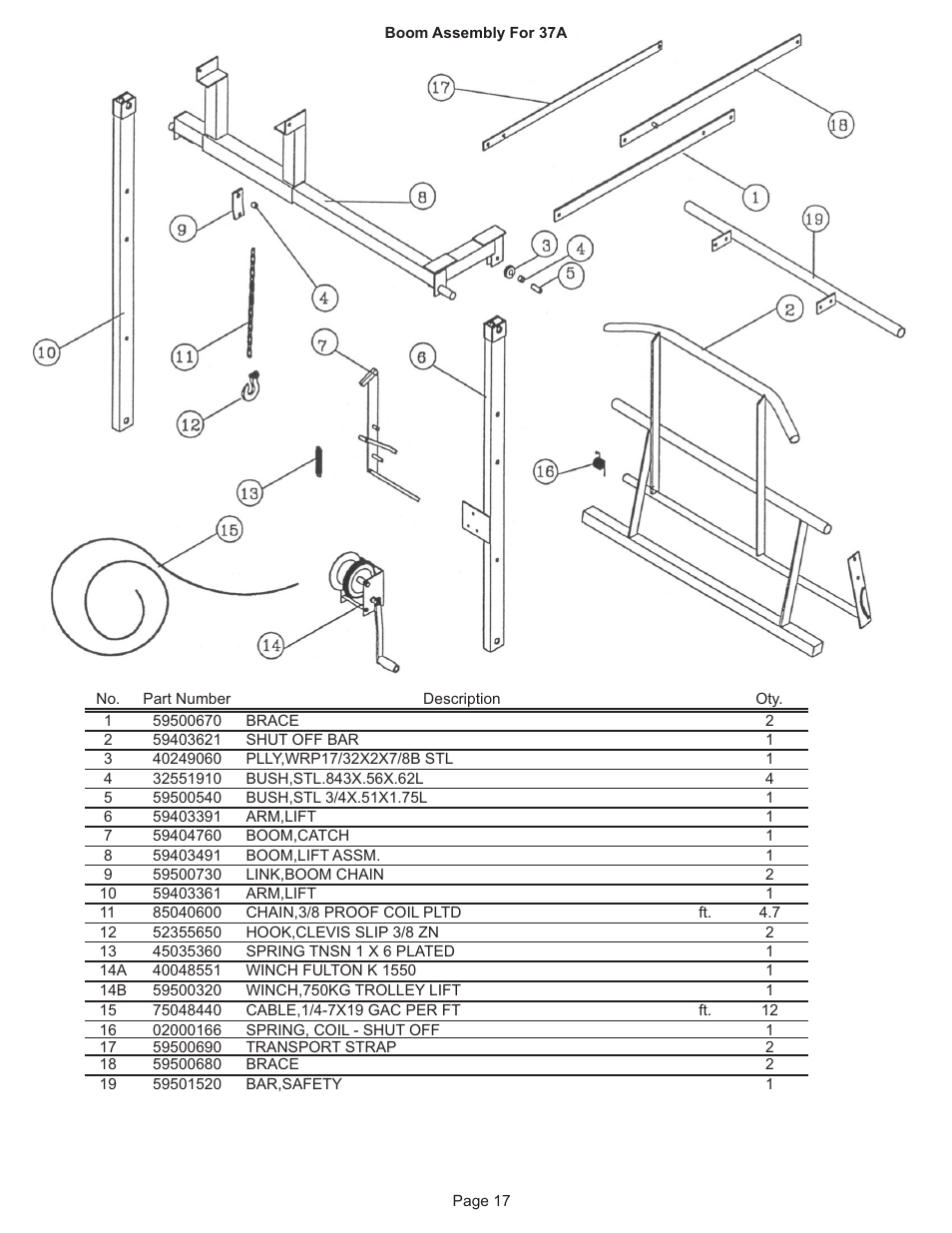 Kifco E37x1220 300,000 - 309,999 Parts Manual User Manual | Page 17 / 21