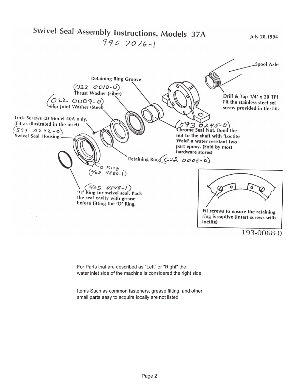 Kifco E37x1220 300,000 - 309,999 Parts Manual User Manual | Page 2 / 21