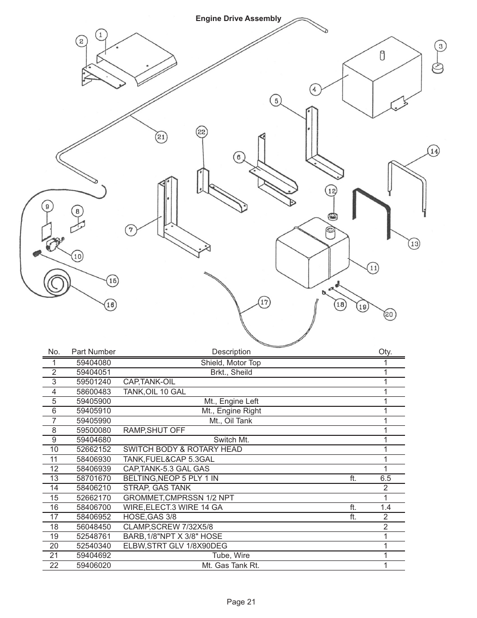 Kifco E37x1220 300,000 - 309,999 Parts Manual User Manual | Page 21 / 21