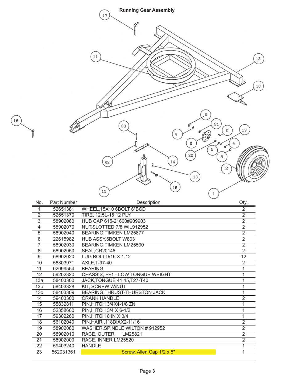 Kifco E37x1220 300,000 - 309,999 Parts Manual User Manual | Page 3 / 21