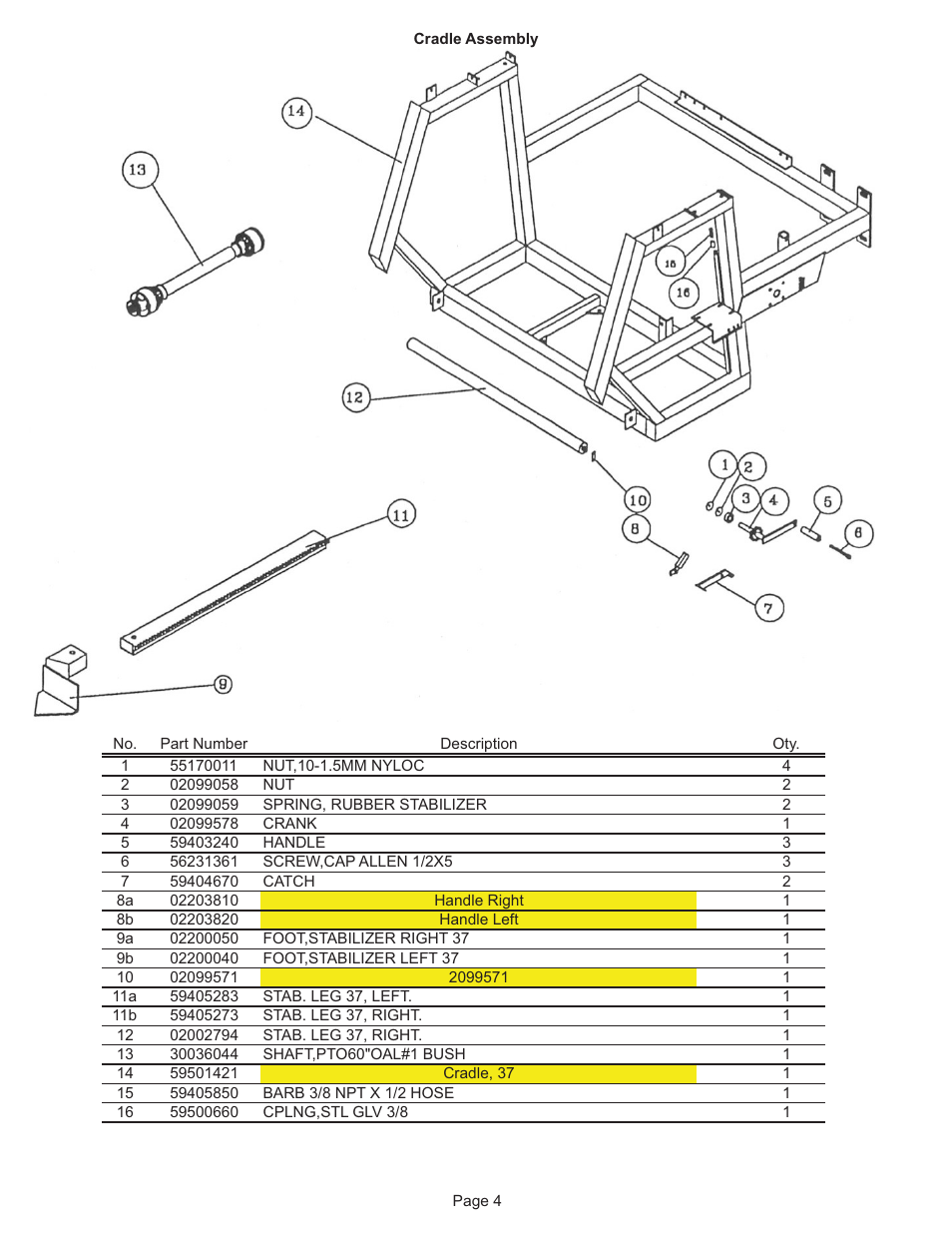 Kifco E37x1220 300,000 - 309,999 Parts Manual User Manual | Page 4 / 21