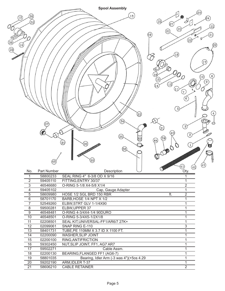 Kifco E37x1220 300,000 - 309,999 Parts Manual User Manual | Page 5 / 21