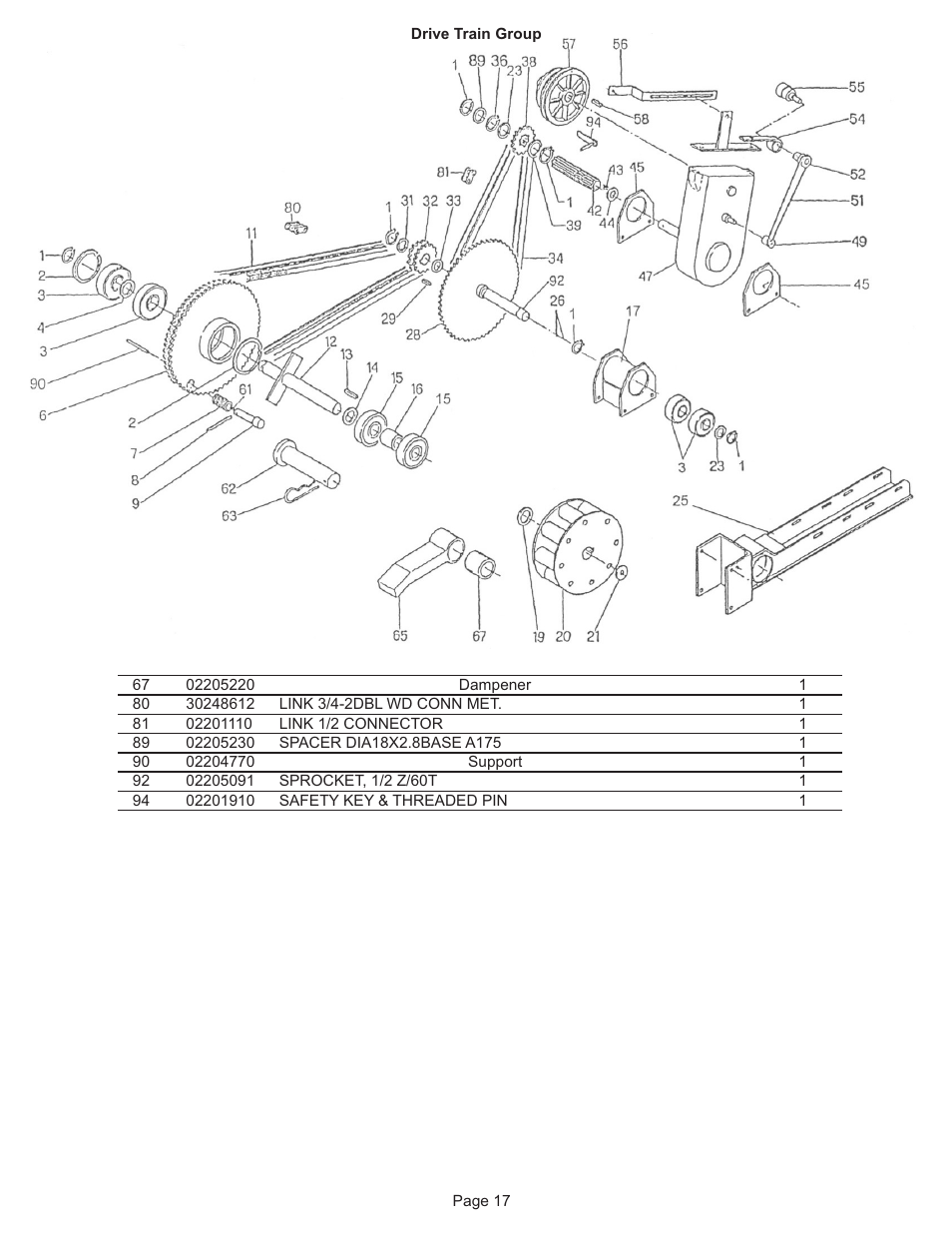 Kifco E37x1220 310,000 - 319,999 Parts Manual User Manual | Page 17 / 23