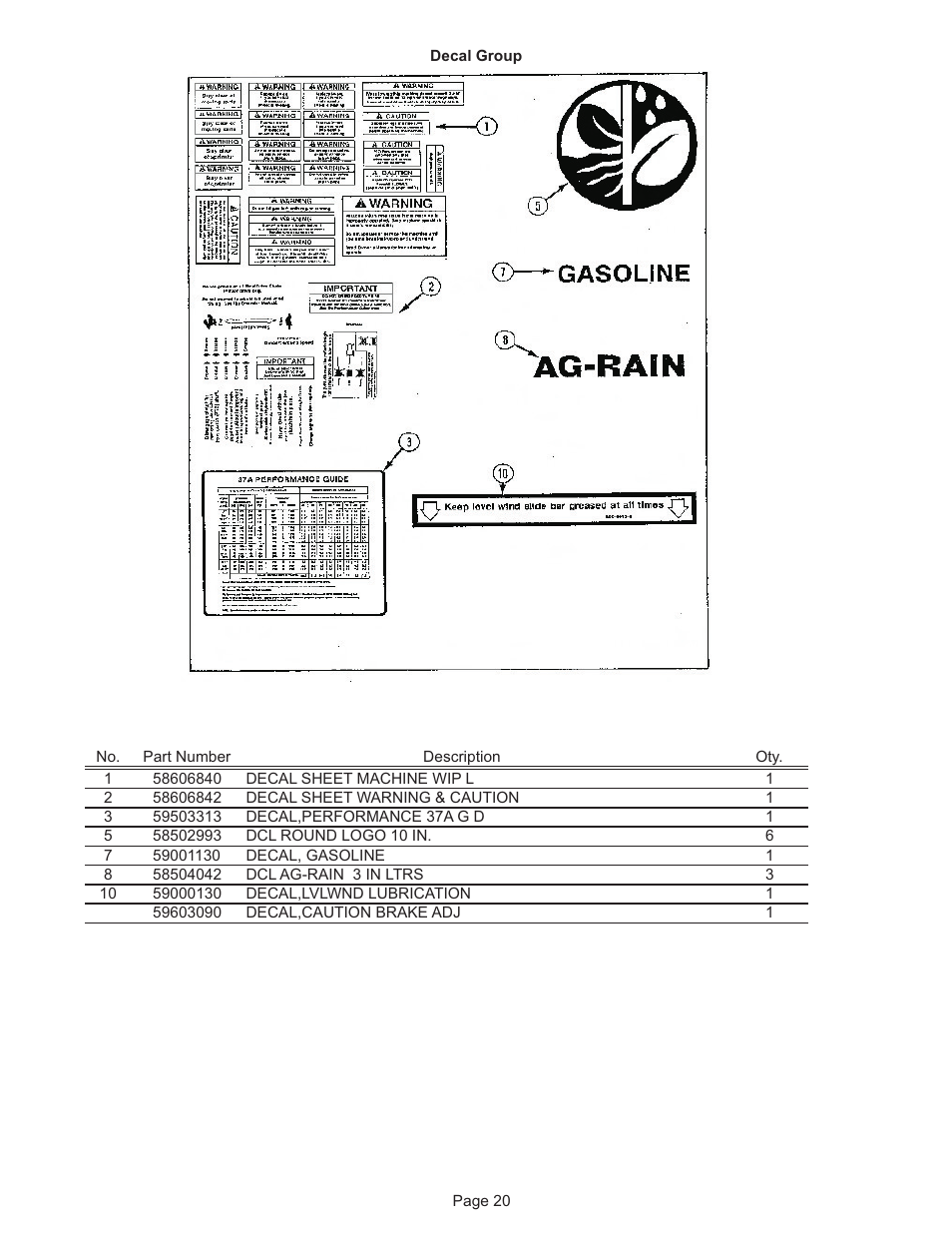 Kifco E37x1220 310,000 - 319,999 Parts Manual User Manual | Page 20 / 23