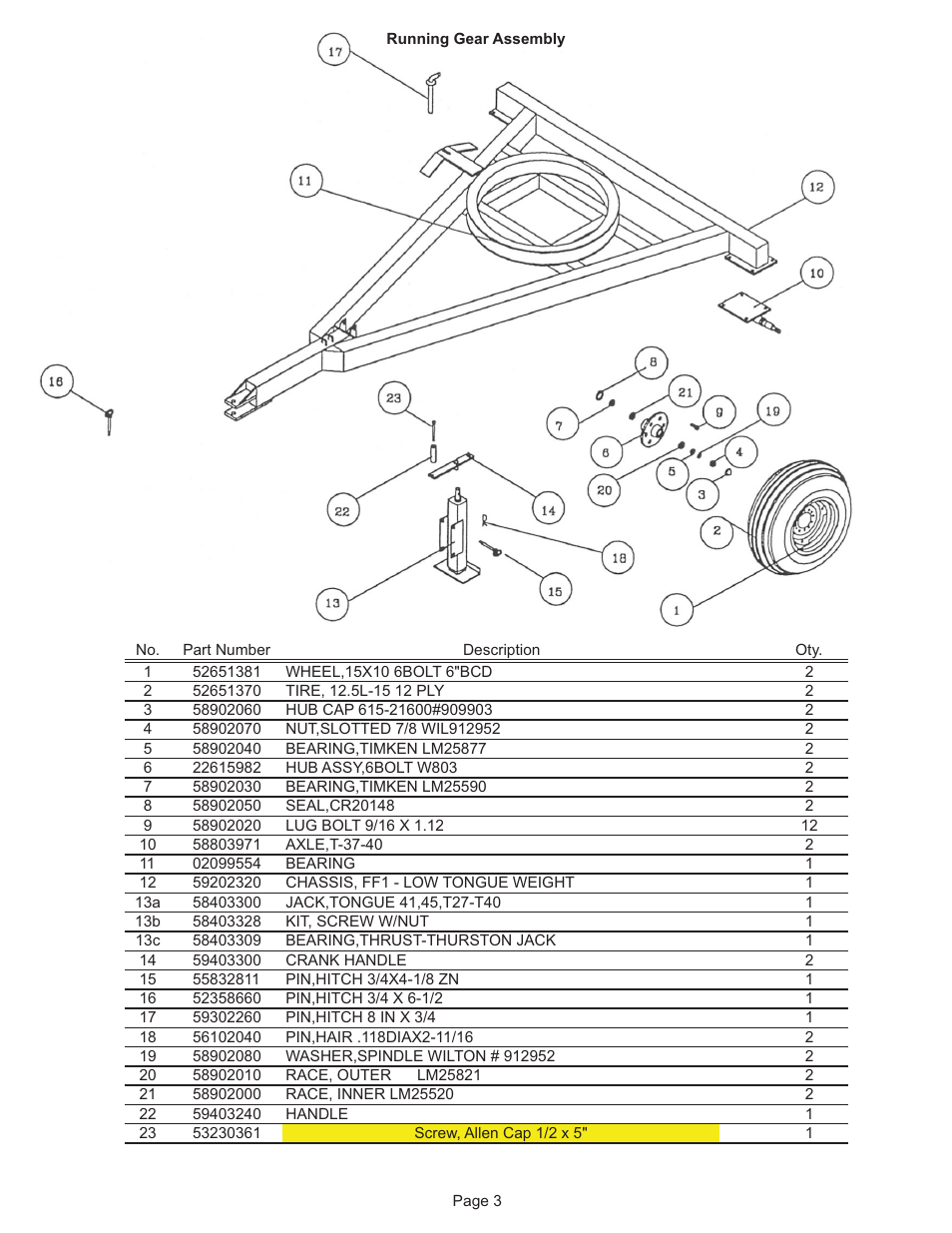 Kifco E37x1220 310,000 - 319,999 Parts Manual User Manual | Page 3 / 23