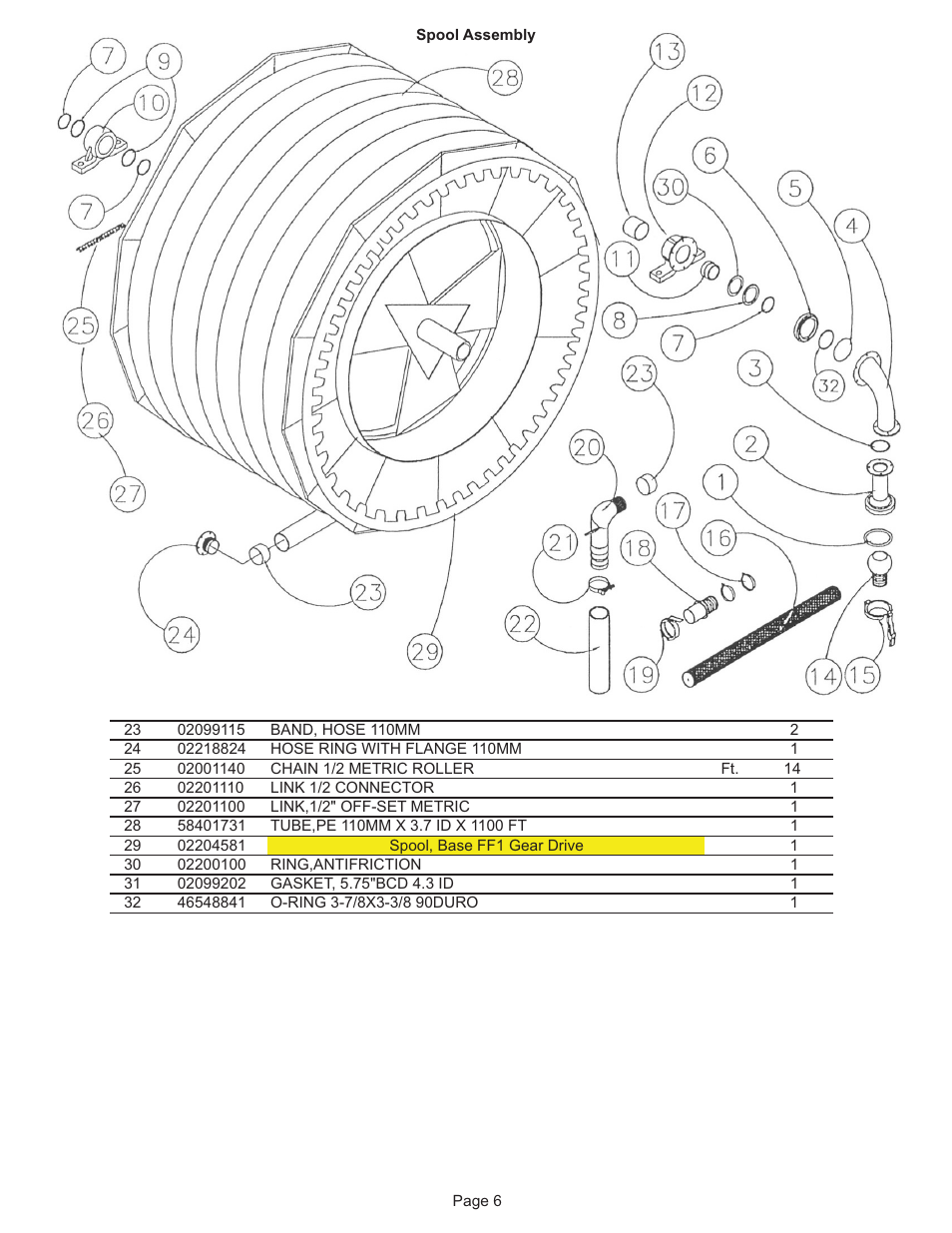 Kifco E37x1220 310,000 - 319,999 Parts Manual User Manual | Page 6 / 23