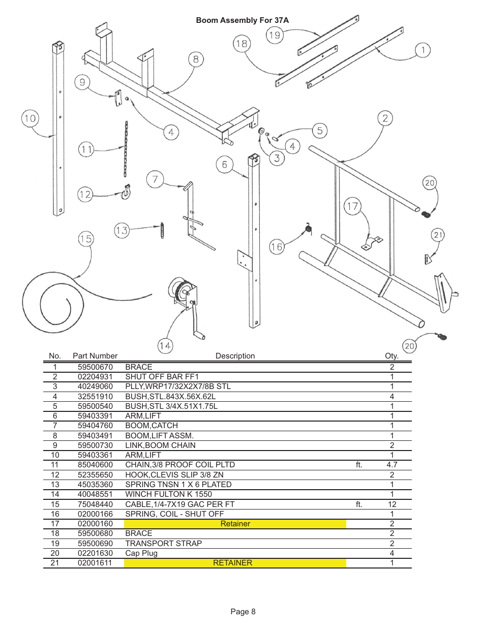 Kifco E37x1220 310,000 - 319,999 Parts Manual User Manual | Page 8 / 23