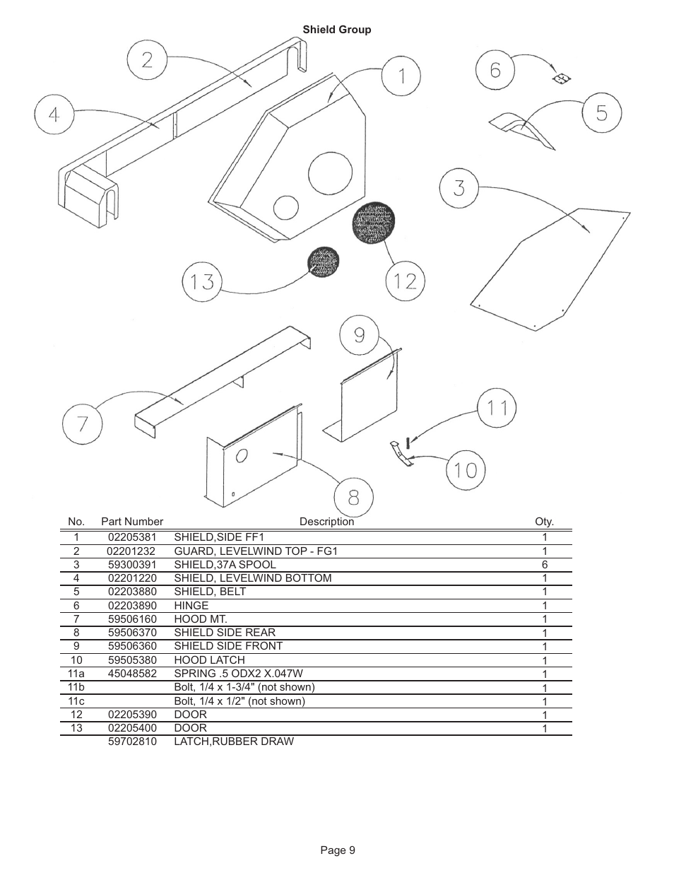 Kifco E37x1220 310,000 - 319,999 Parts Manual User Manual | Page 9 / 23