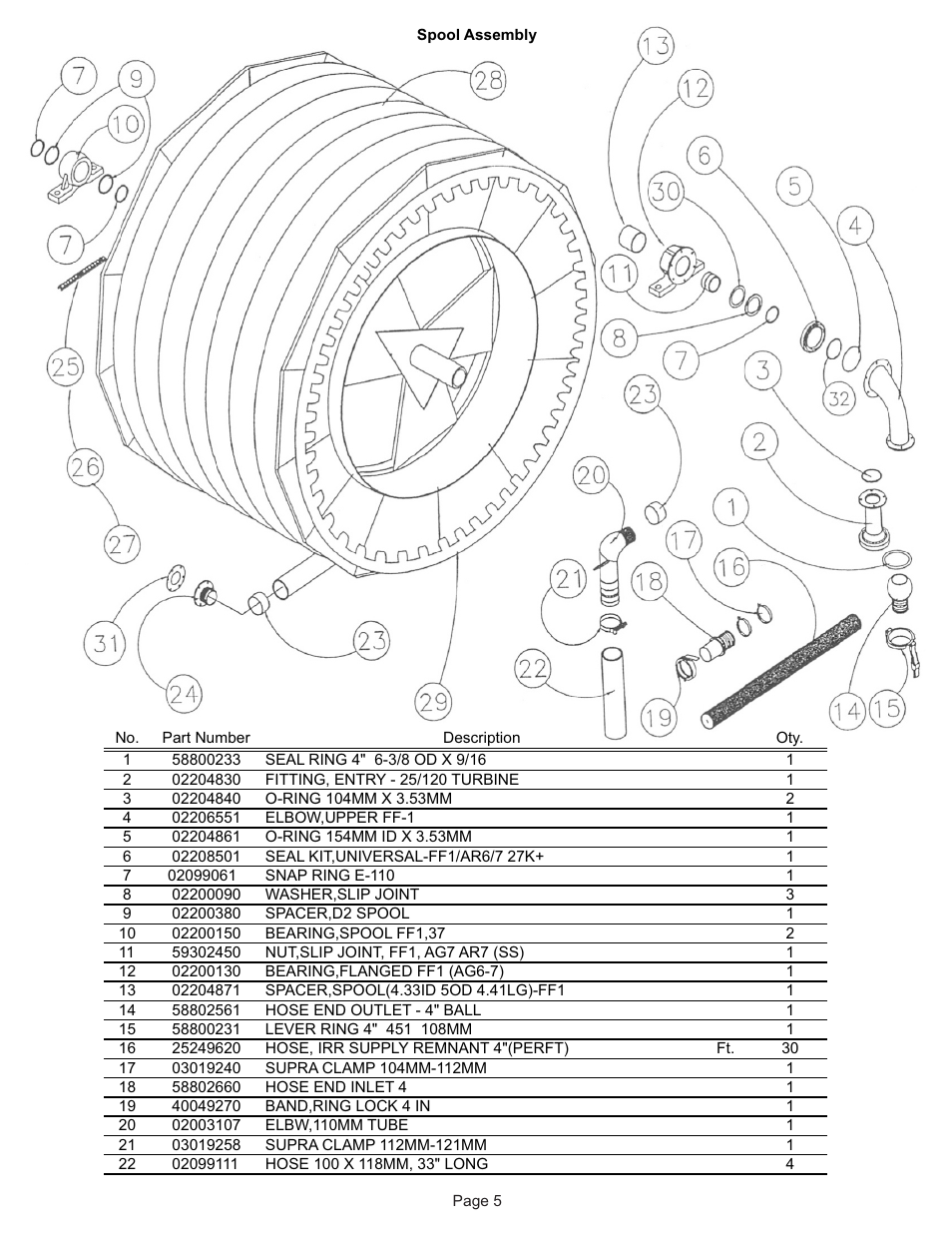 Kifco E37x1220 320,000 - 329,999 Parts Manual User Manual | Page 5 / 21