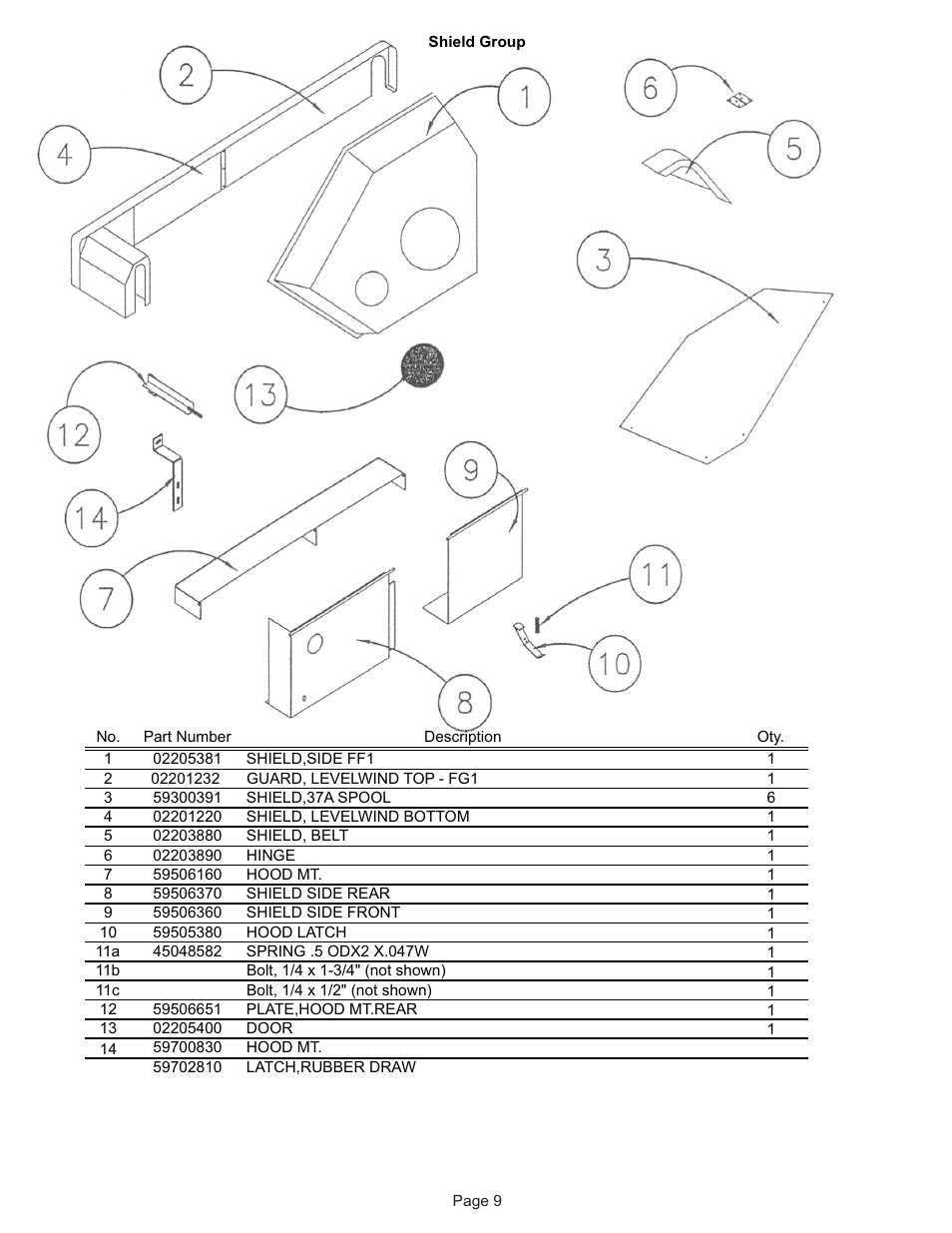 Kifco E37x1220 320,000 - 329,999 Parts Manual User Manual | Page 9 / 21