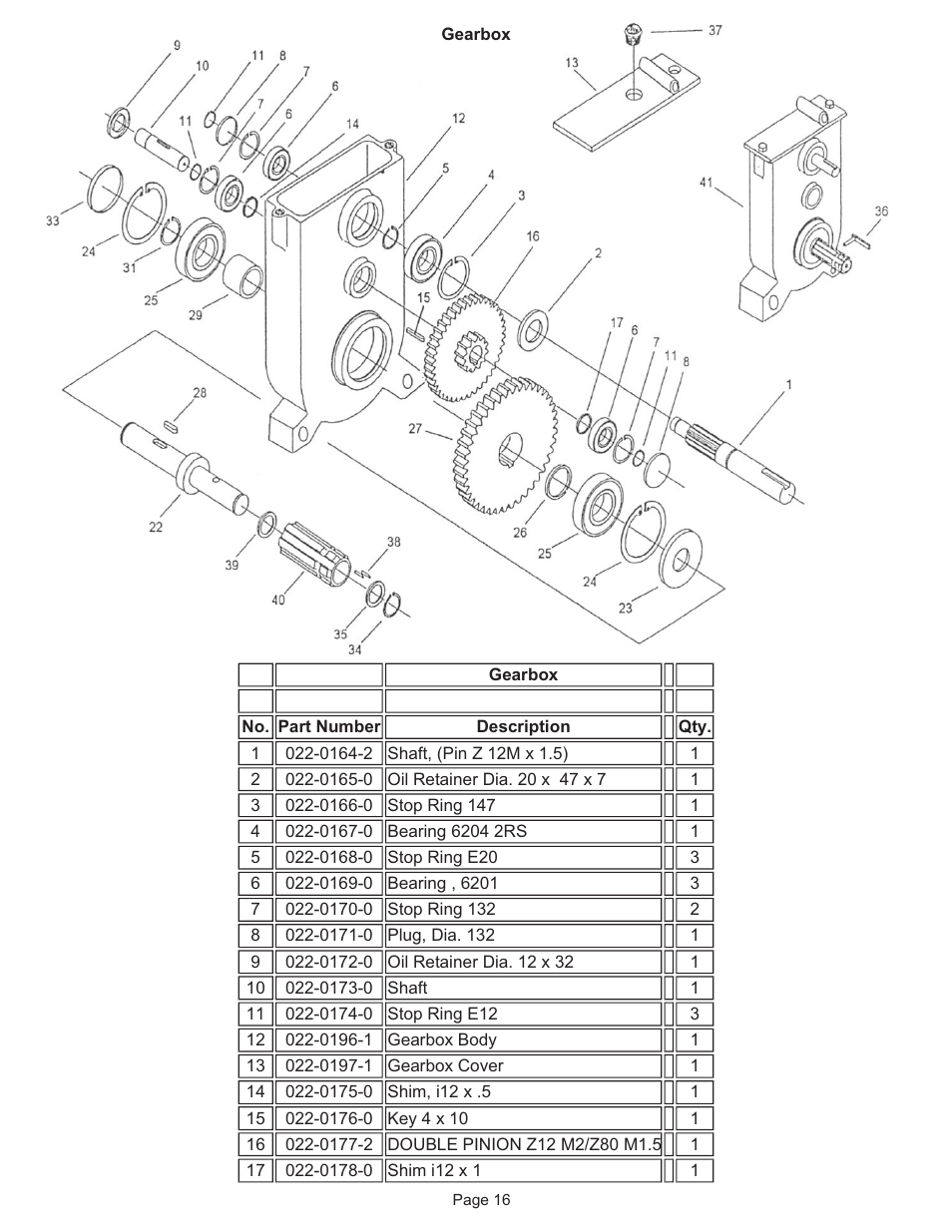 Kifco E37x1220 330,000 - 349,999 Parts Manual User Manual | Page 16 / 35