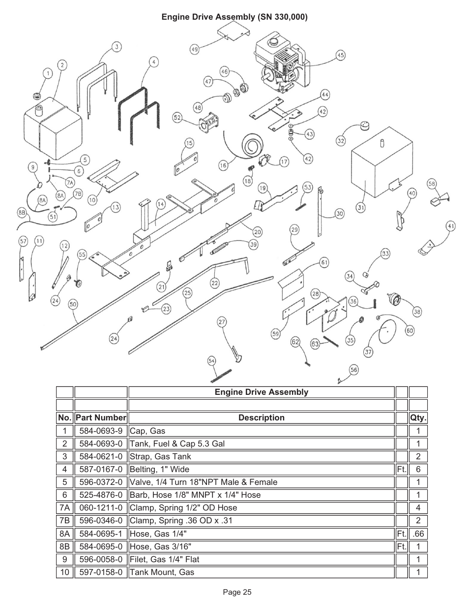 Kifco E37x1220 330,000 - 349,999 Parts Manual User Manual | Page 25 / 35