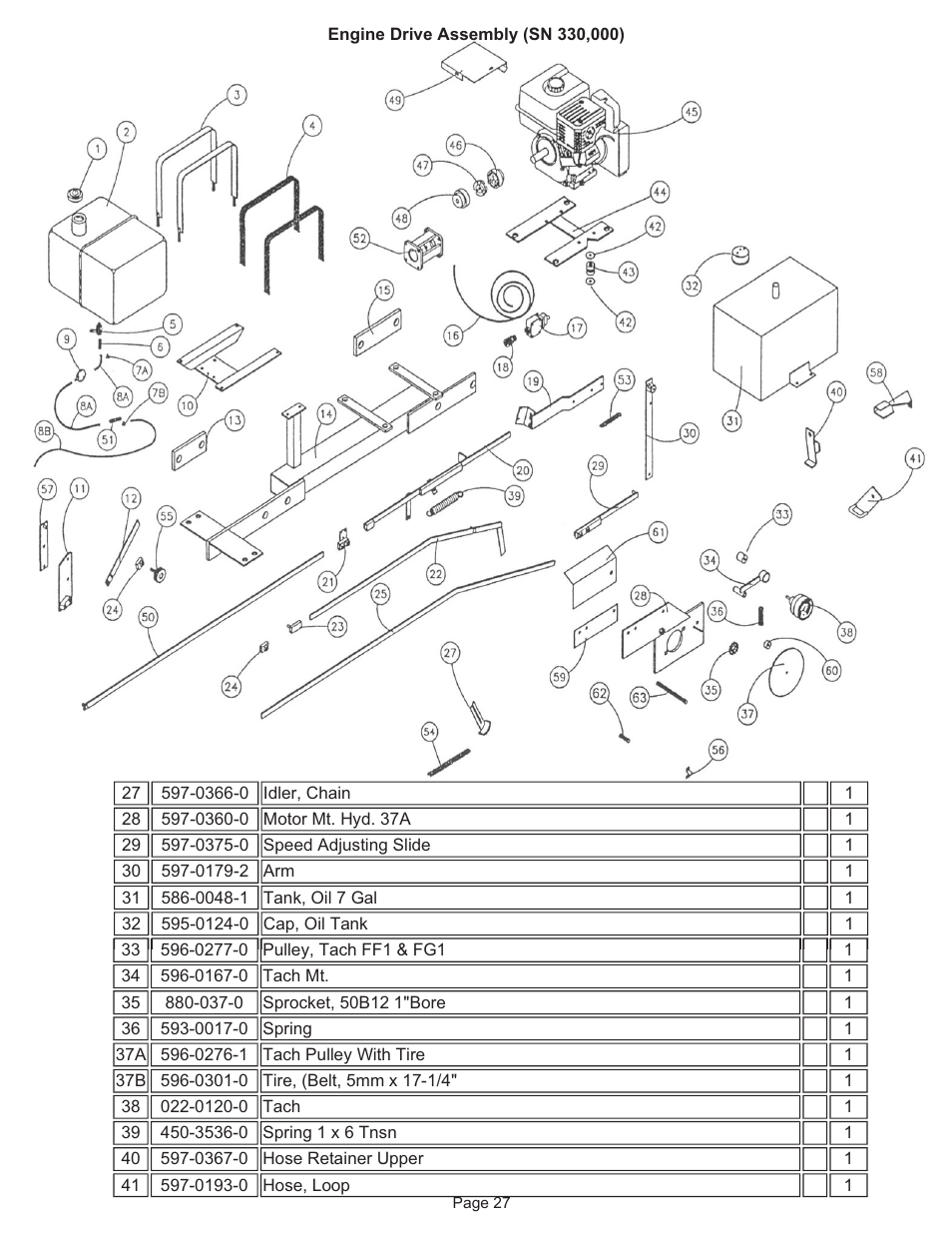 Kifco E37x1220 330,000 - 349,999 Parts Manual User Manual | Page 27 / 35