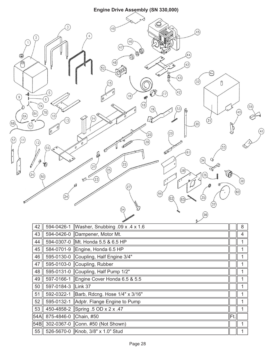 Kifco E37x1220 330,000 - 349,999 Parts Manual User Manual | Page 28 / 35